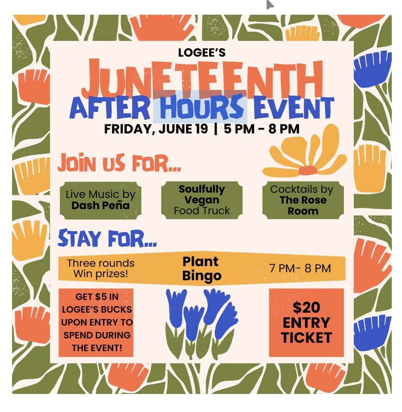 Juneteenth After Hours @ LOGEE’S