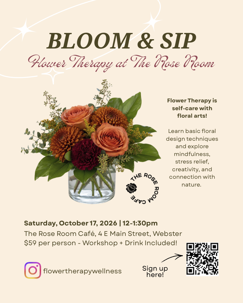 Bloom &amp; Sip : Floral Design Workshop