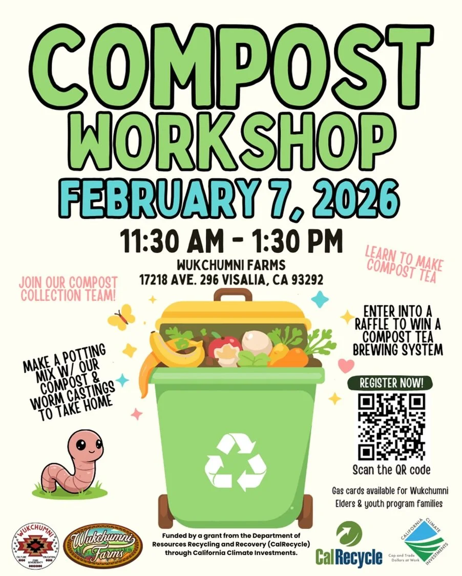 Compost Workshop ♻️
Join us for this fun compost workshop at the farm! Learn how to turn food scraps into nutrient rich soil and make compost tea for your home garden! Participants will also mix their own potting soil using compost and worm castings 