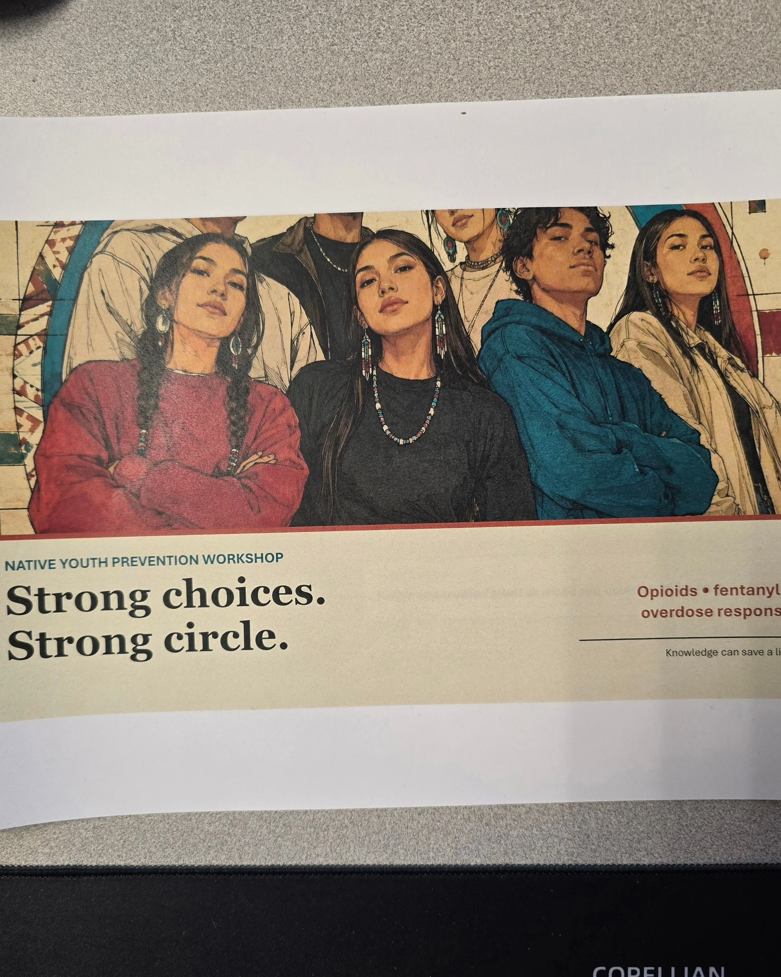 ❤️ Thank you to Vincent from Native Star Foundation for spending the afternoon with our EYC Crew and community members for an important training on recognizing the signs of an overdose and how to administer Naloxone (Narcan). Participants learned the
