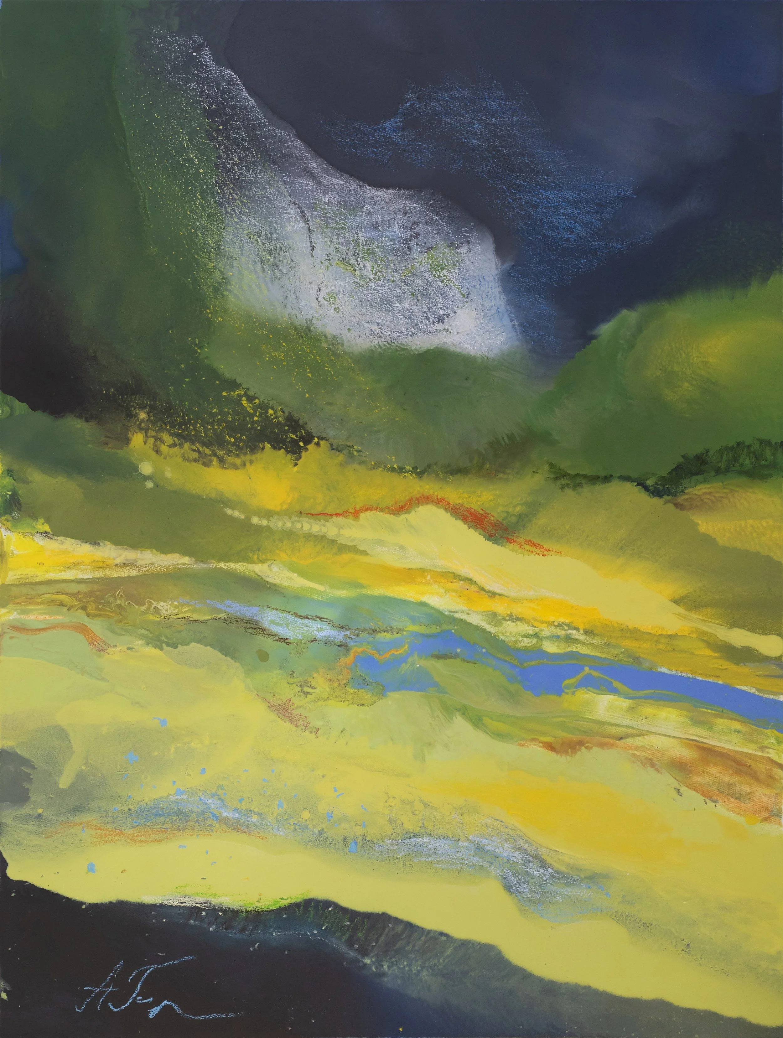 Whispers of Golden Grass, 2025
Oil on canvas
48 x 36