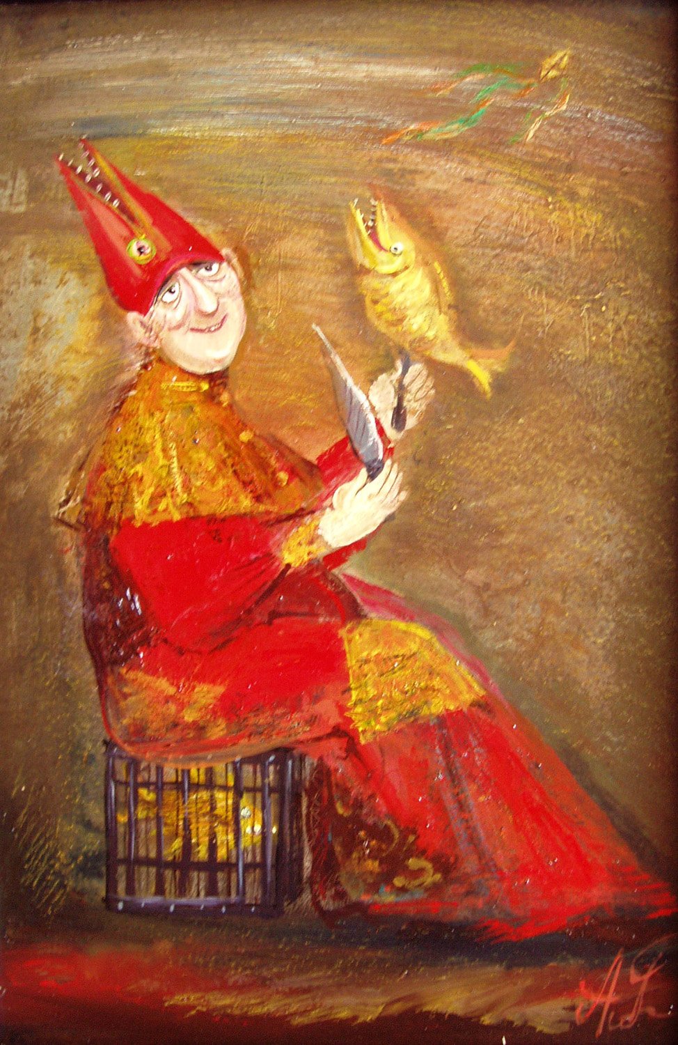 Lucky Man, 2004
Oil on board
24 x 18