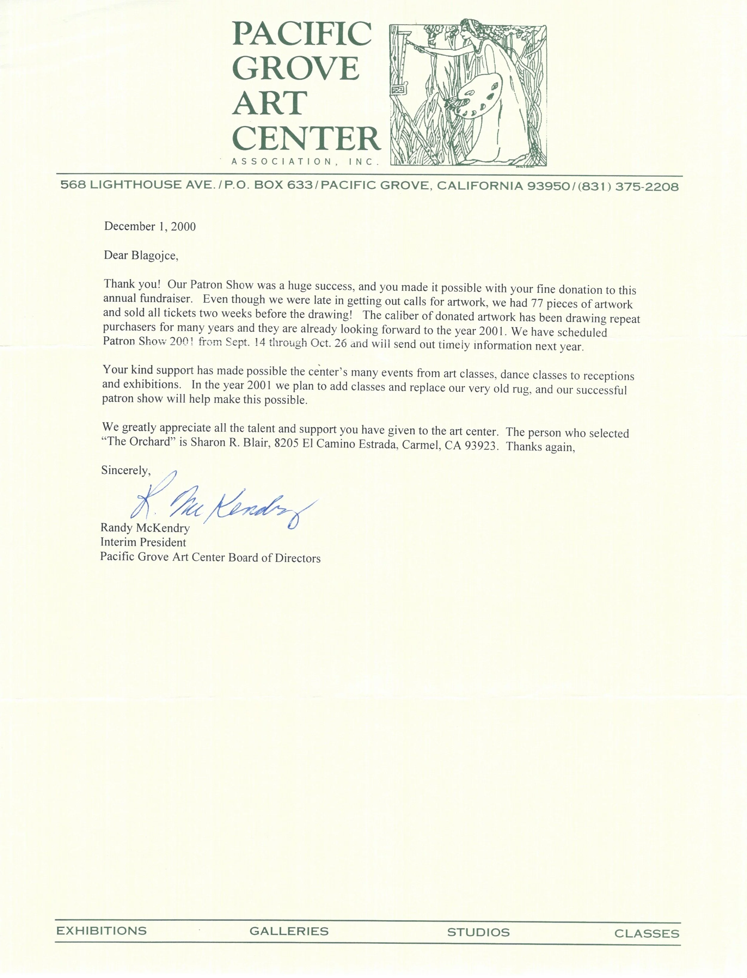 pacific grove art center 2000 Letter.jpeg