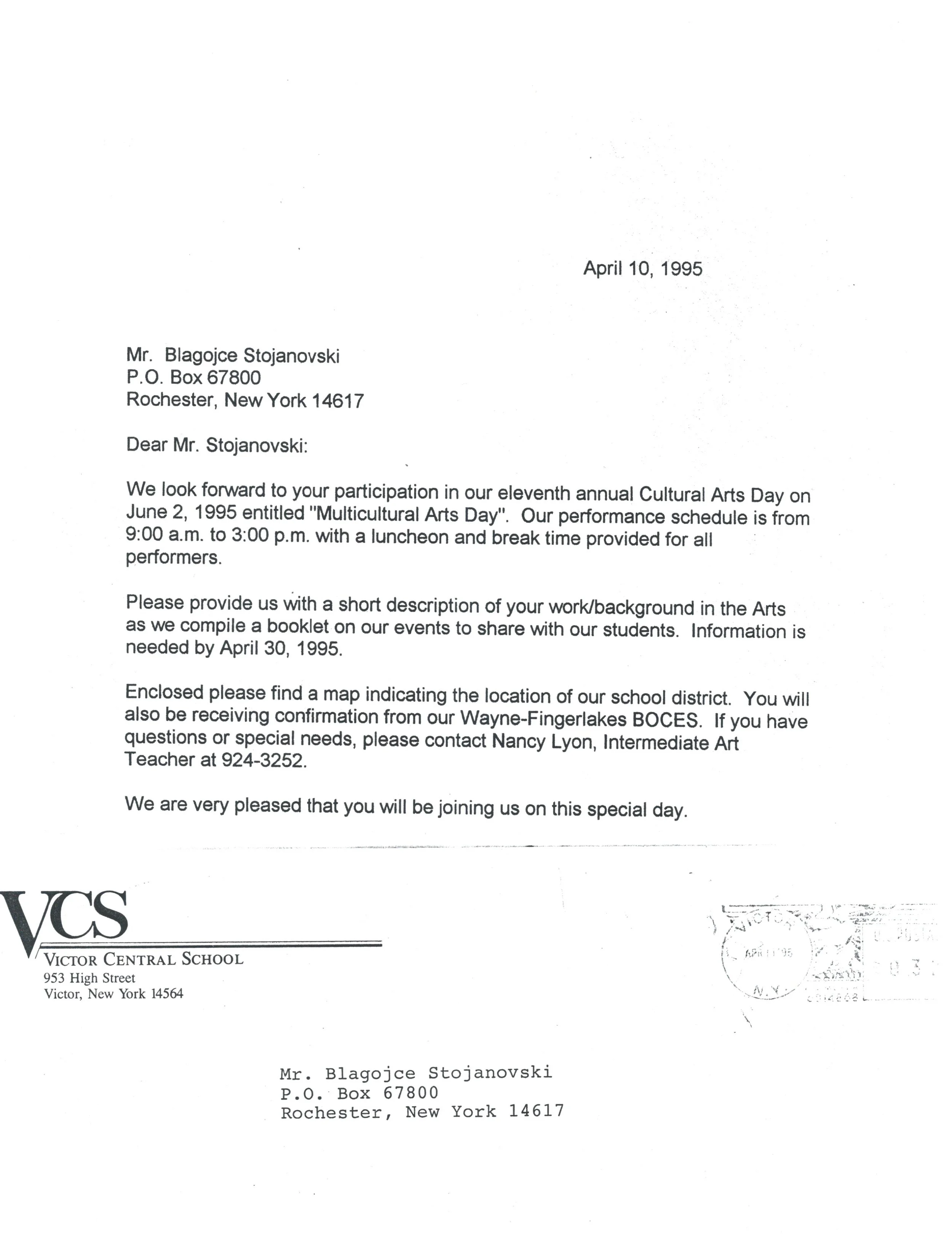 Victor Central School Letter.jpeg