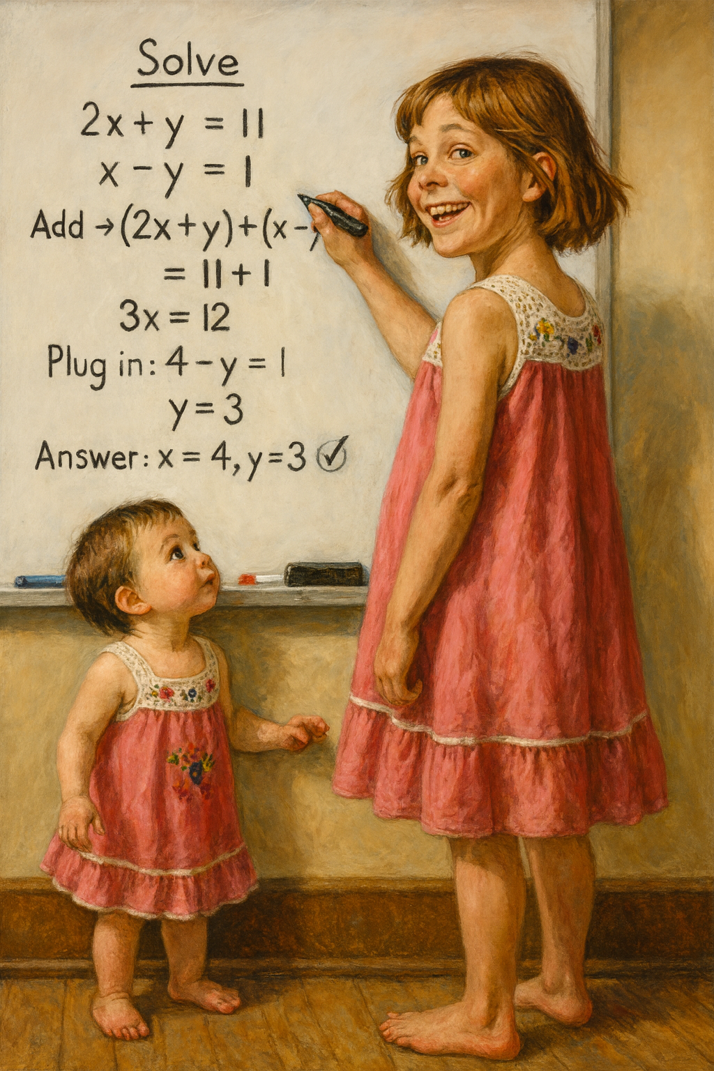 Some self-paced kids move fast.