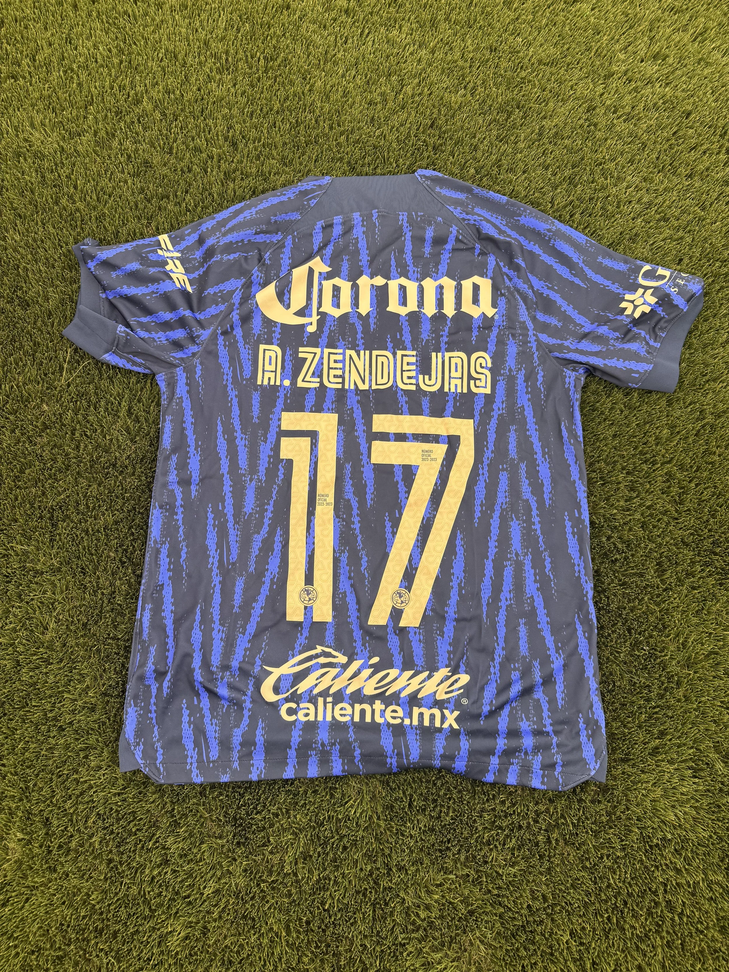 Club América Authentic Player Jersey – A. Zendejas #17