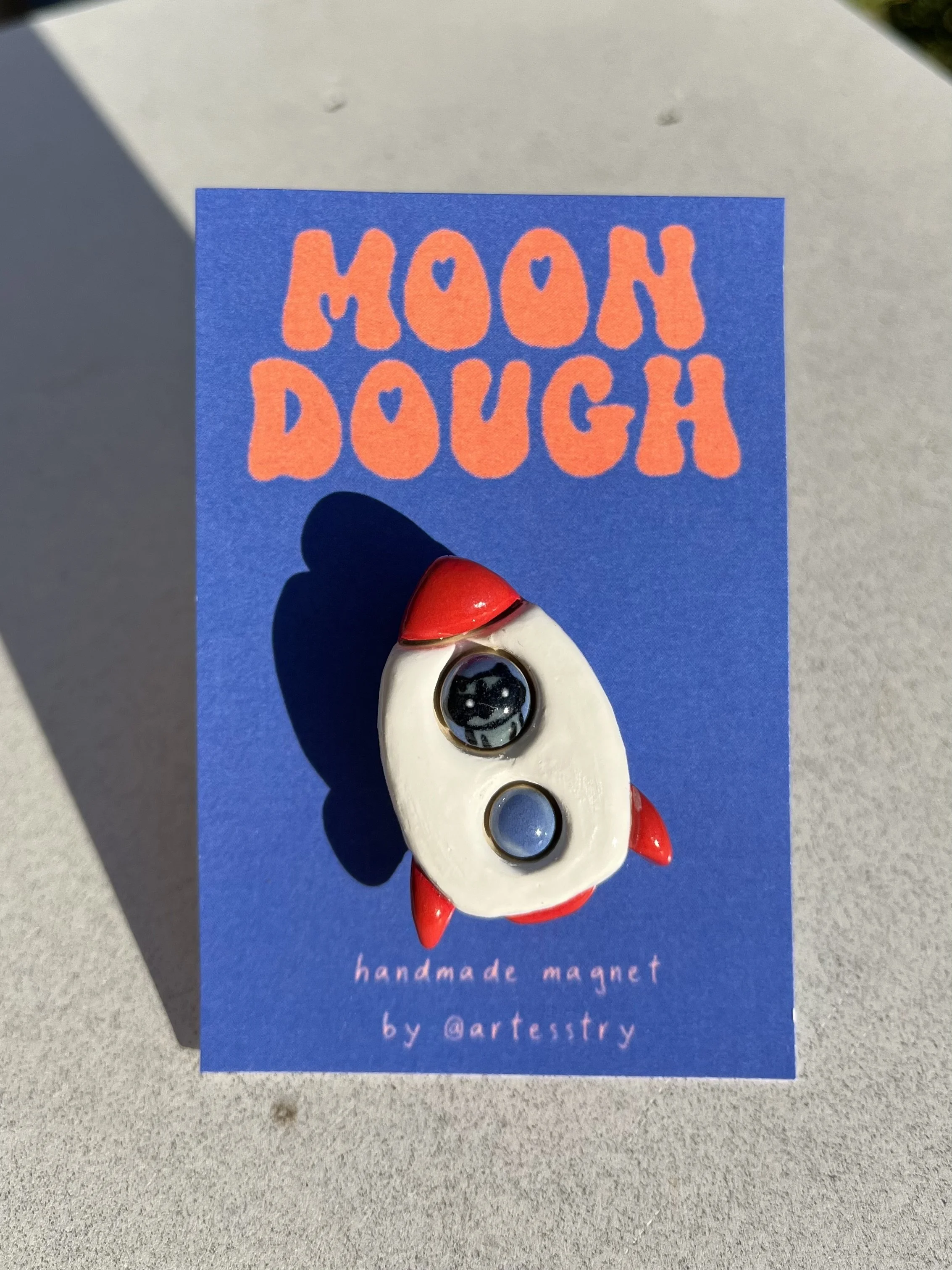 Moondough Rocket Magnet