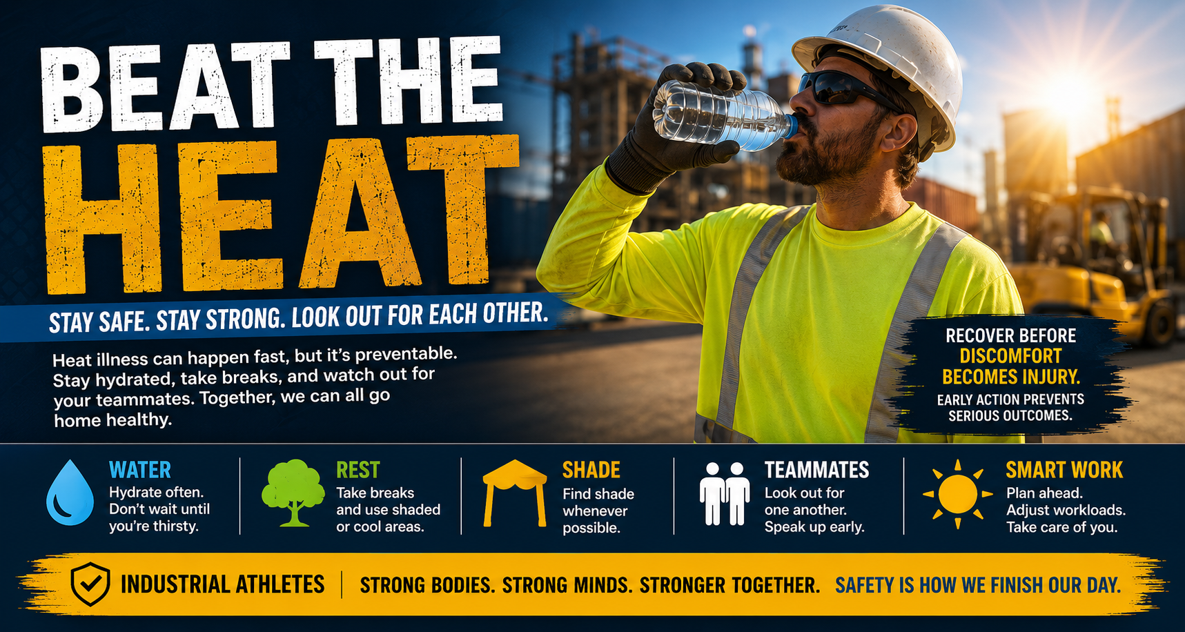 Beat the Heat: Summer Safety Tips for Industrial Athletes