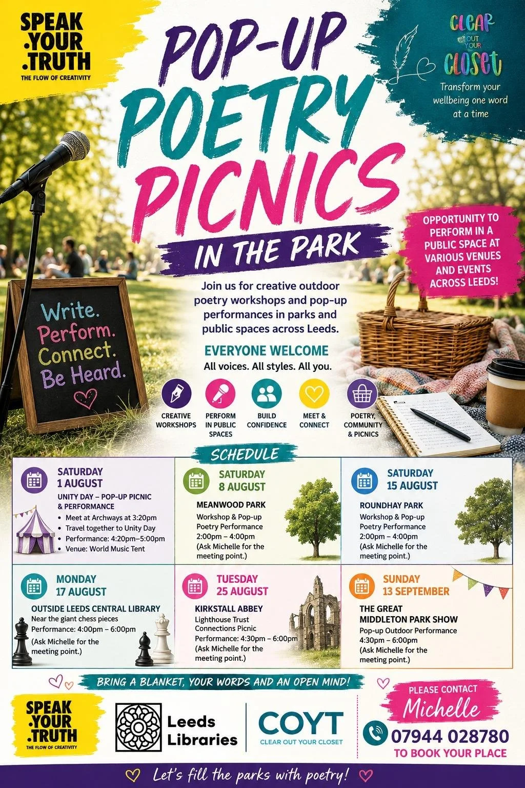 Poetry Picnic - Roundhay park