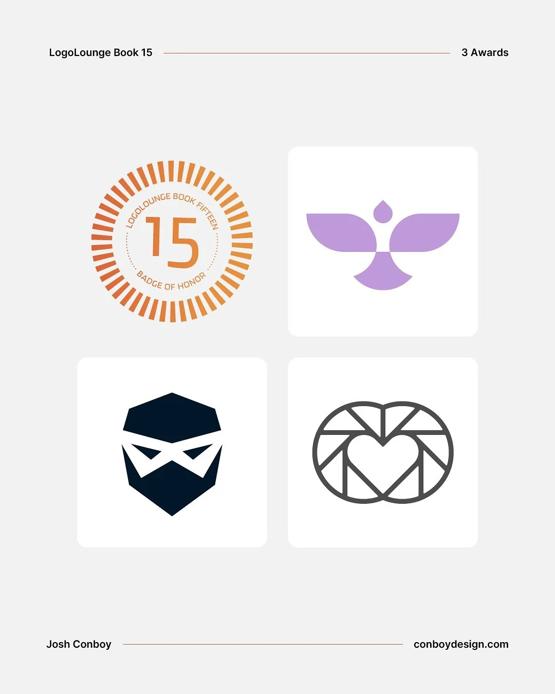 I’m proud to share that 3 of my logo designs have been selected for LogoLounge Book 15! 🤩
For those unfamiliar, LogoLounge is a global platform and book series that showcases some of the best logo designs from around the world.
Out of 30,000