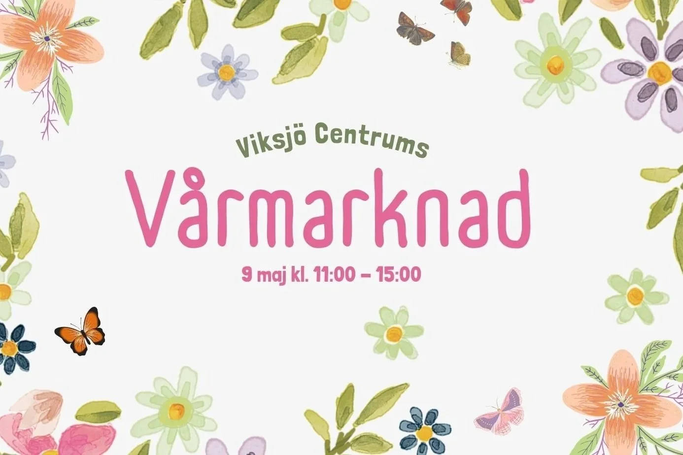 Vårmarknad i Viksjö Centrum