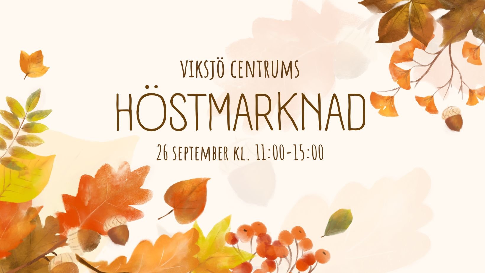 Höstmarknad i Viksjö Centrum
