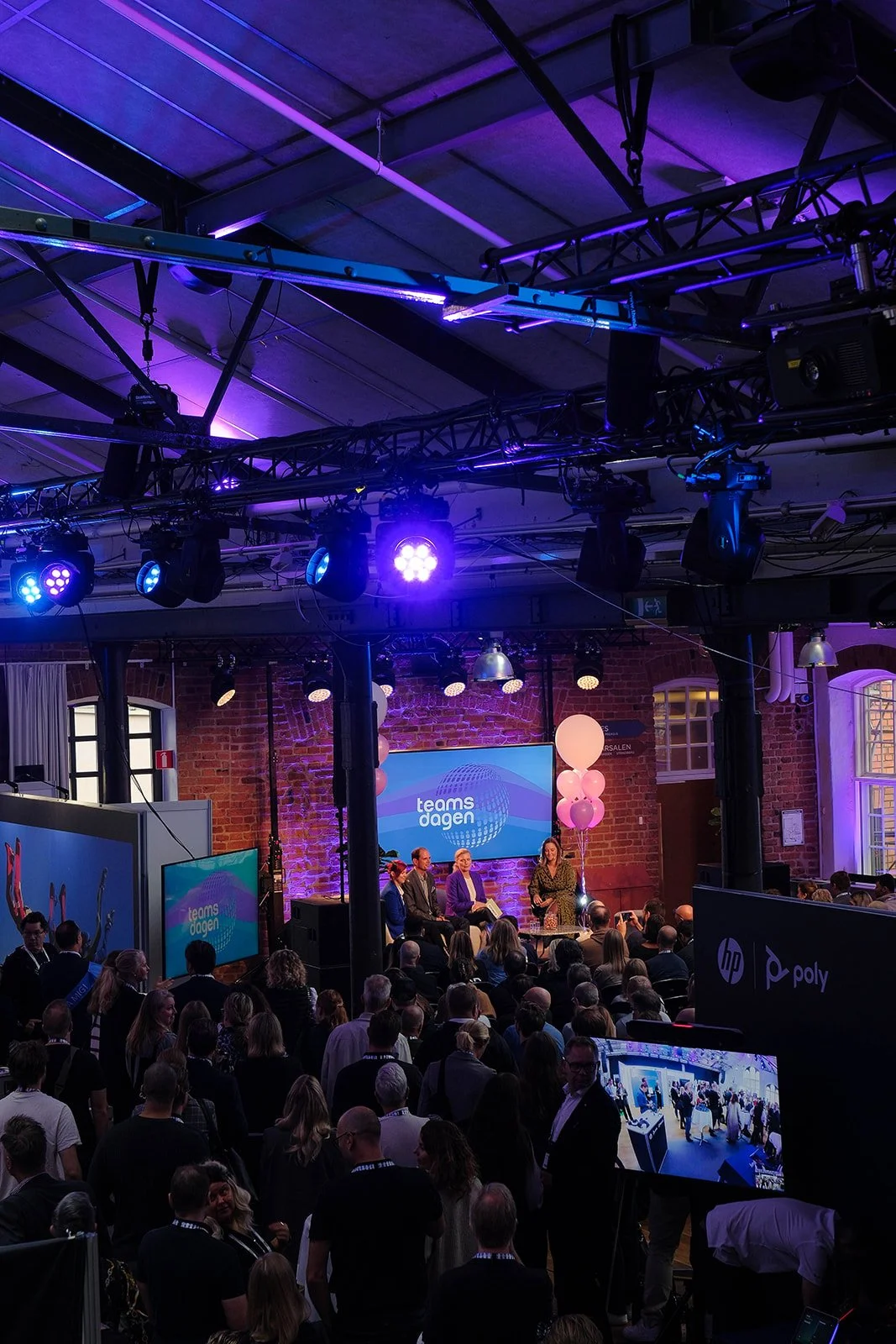 Large event with stage 