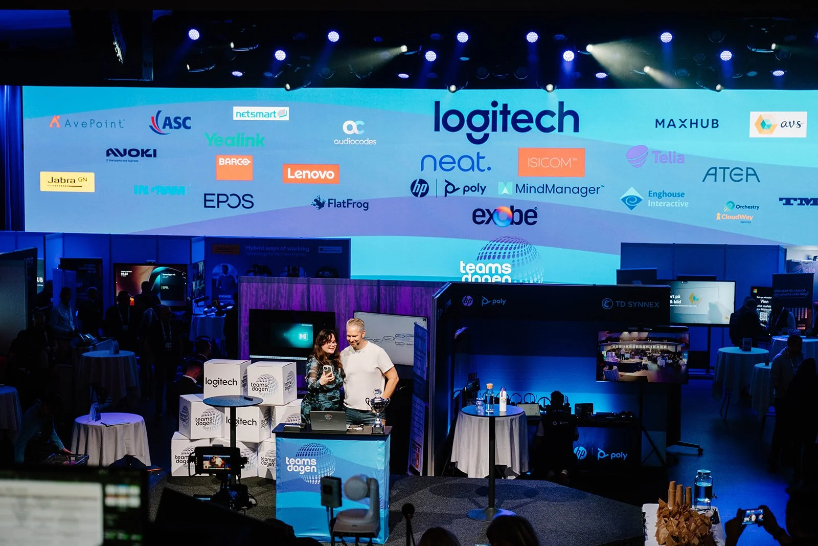 signage at IT event in Stockholm 