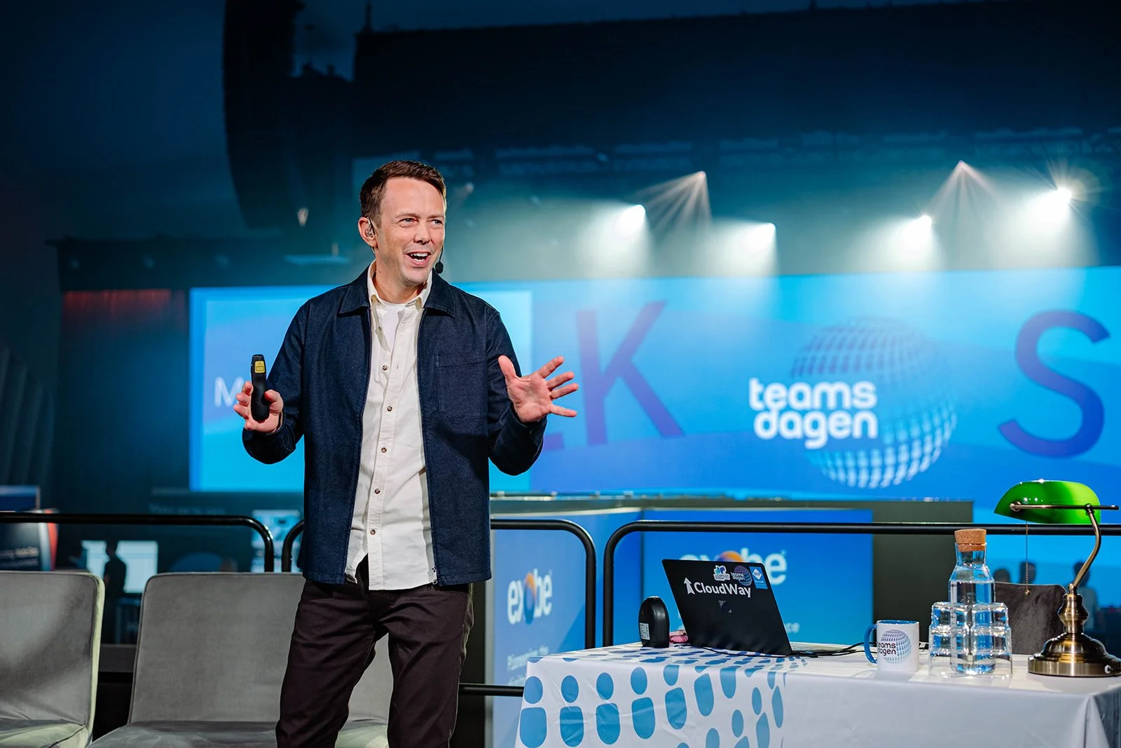 Keynote speaker at IT event 