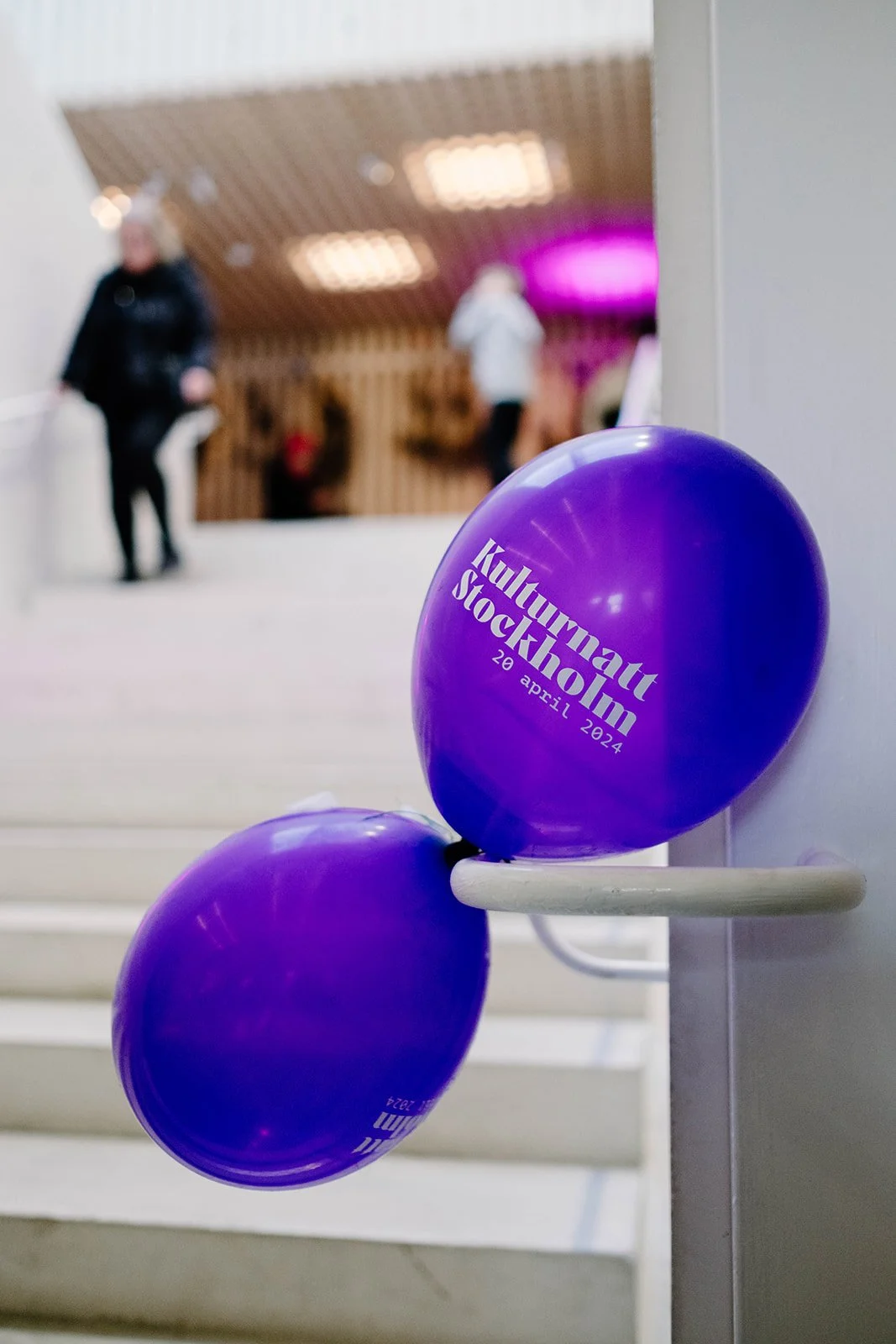 Signage at museum event 