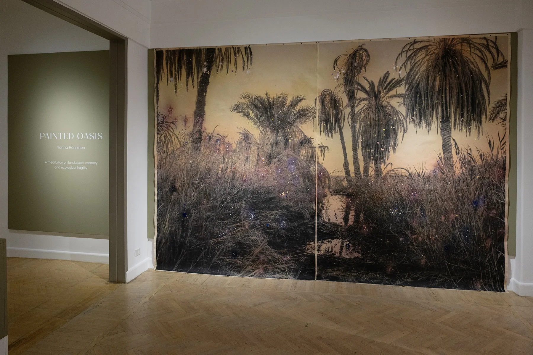 Painted Oasis Solo Exhibition 2026 at Tintera, Cairo (Documentation Marc Onsi Photography)