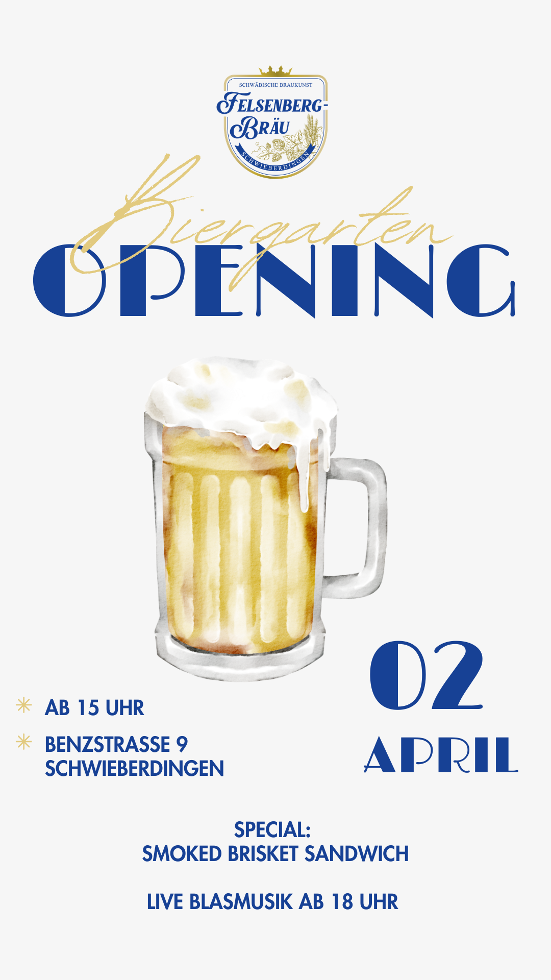 Biergarten Opening