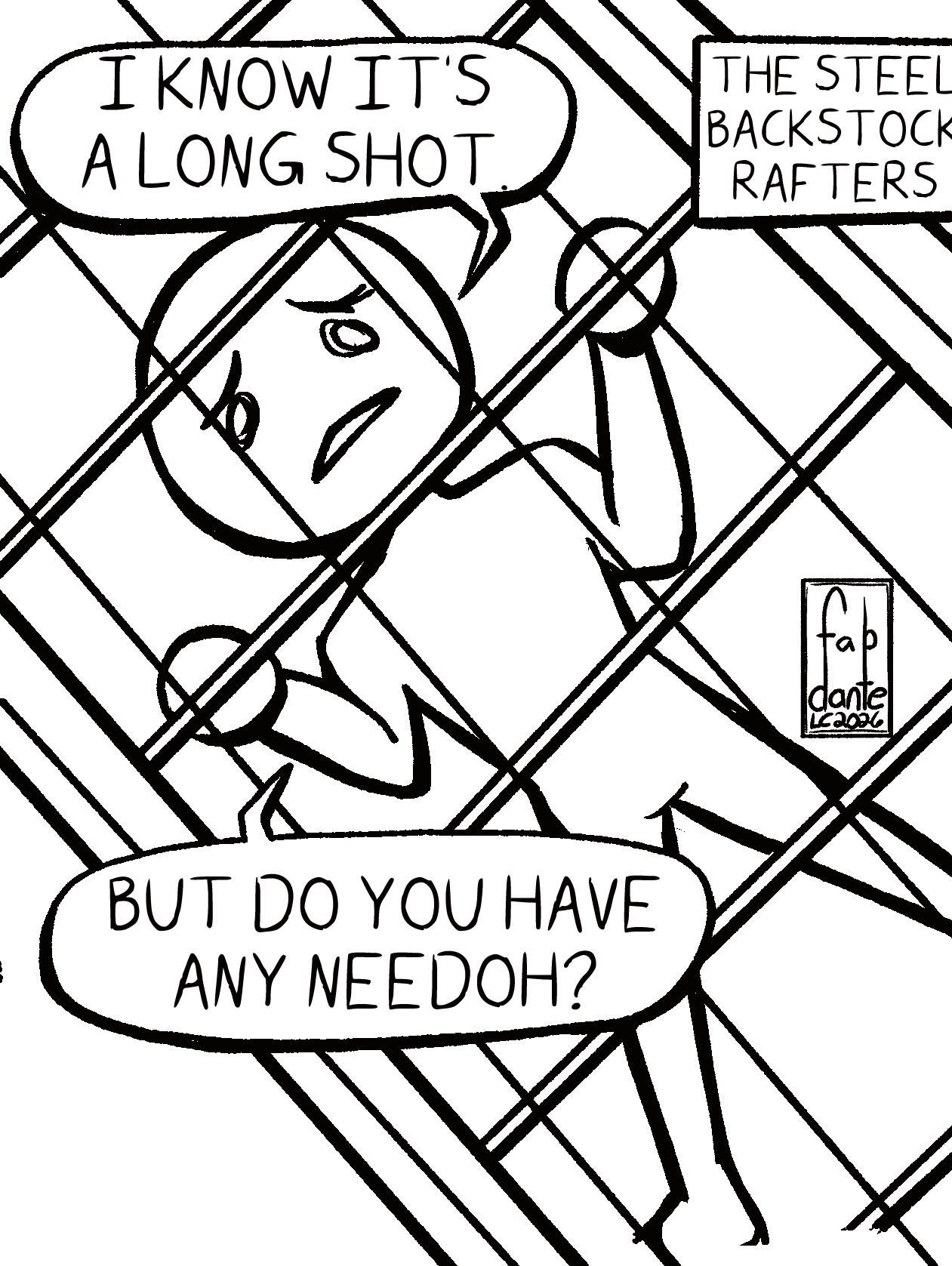 Comic Zine 'Employee's Only' page 5 of 7