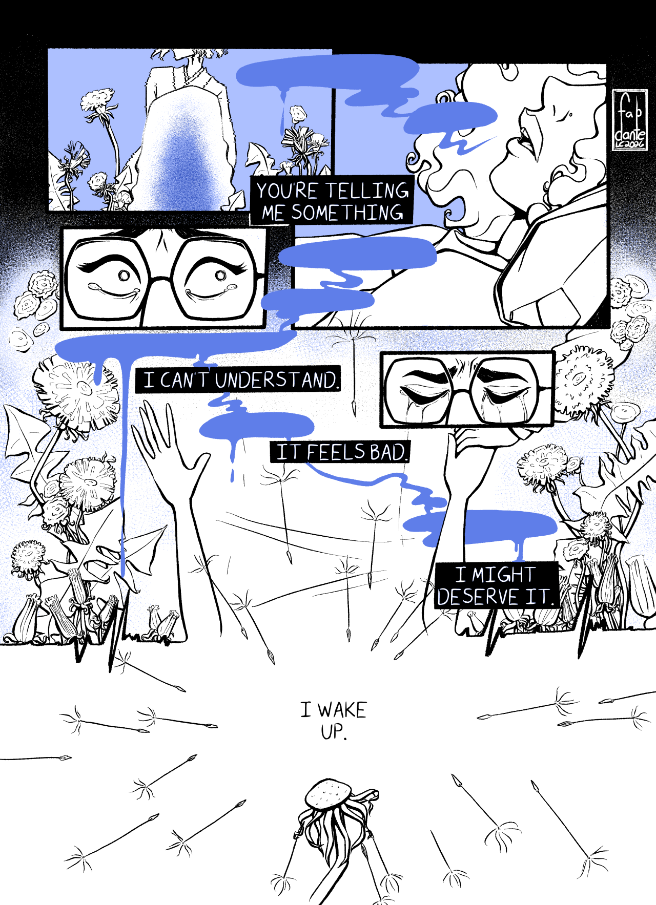 Published in the RICE (Rochester Indie Comic Expo) Anthology, 2026 (page 2 of 2)