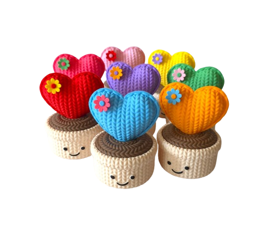 Knitted Love Cactus Pots