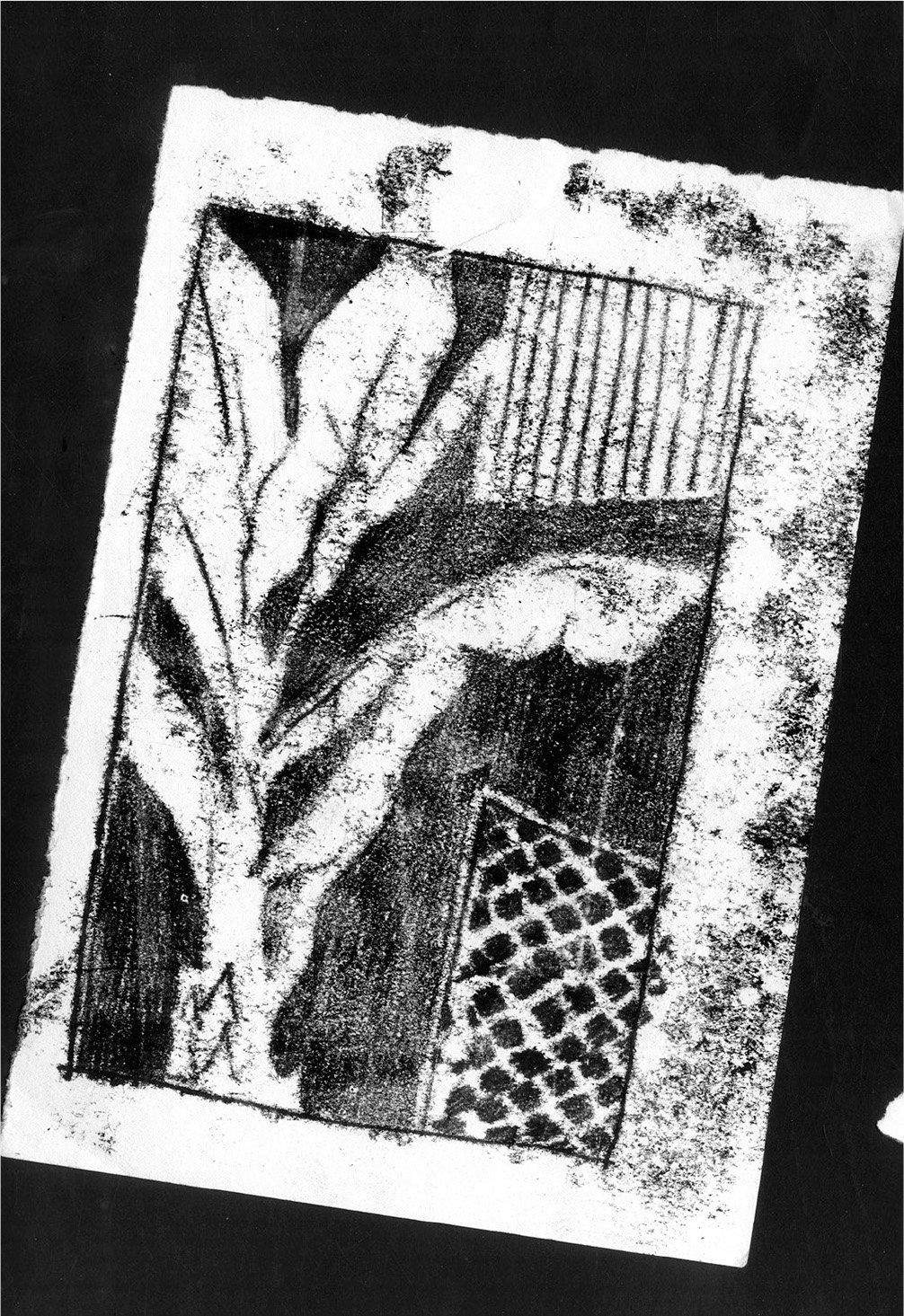 Anatomie de l'exil - monotype