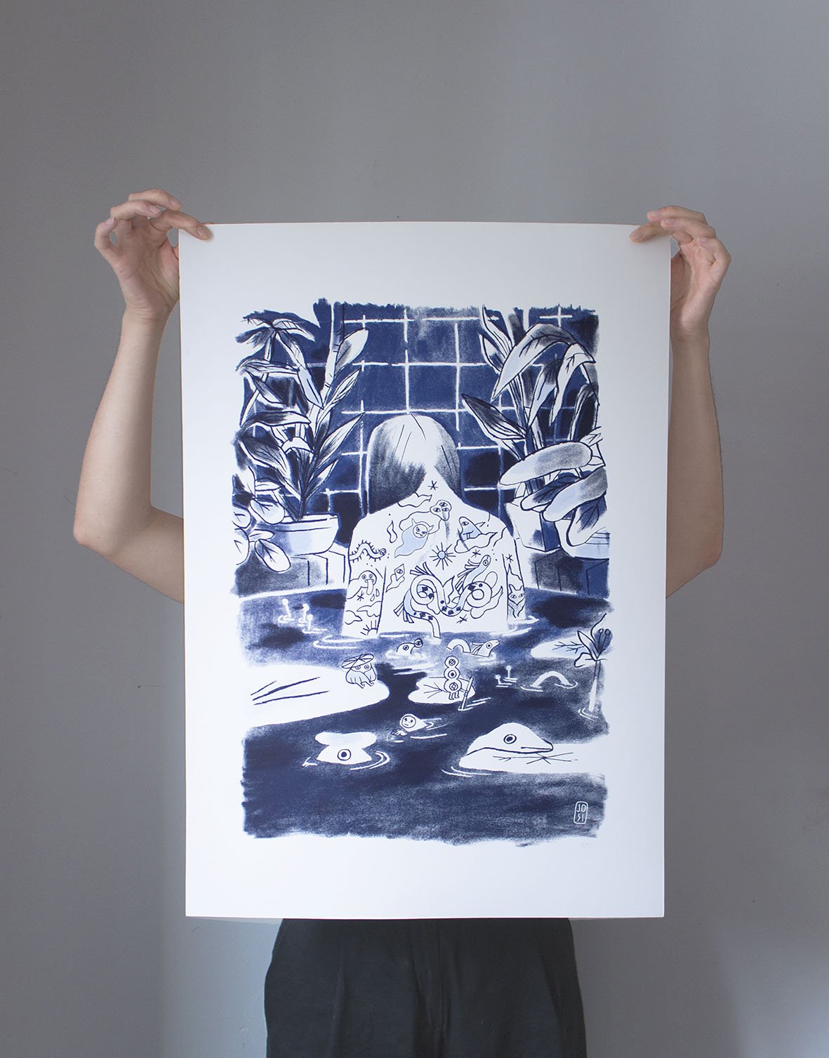 Yokai - sérigraphie 70x100