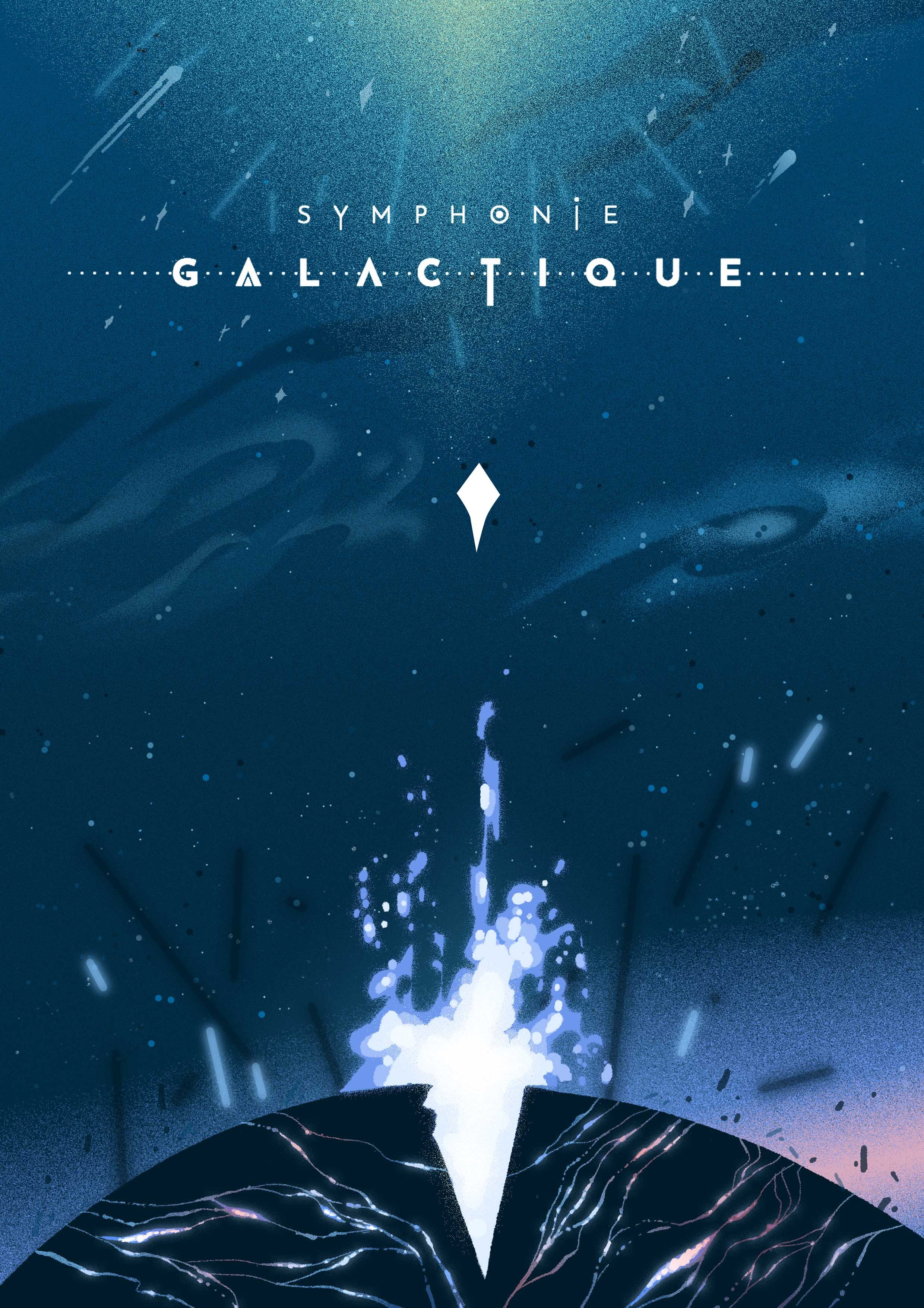 Affiche réalisée pour le concert