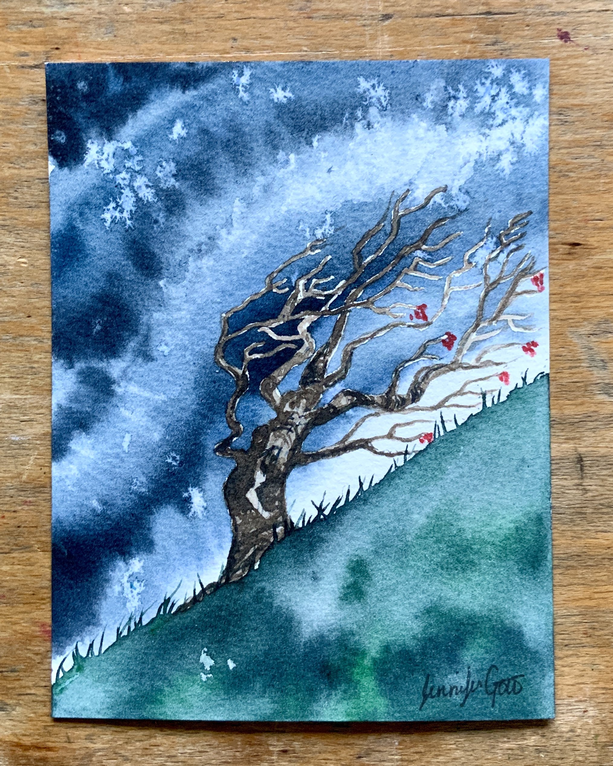 Hawthorn || Original Watercolour