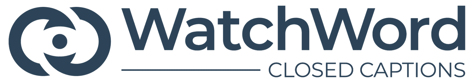 Watchword Origin WatchWord Closed Captions for Cinema & Theatre- WatchWord Closed Captions