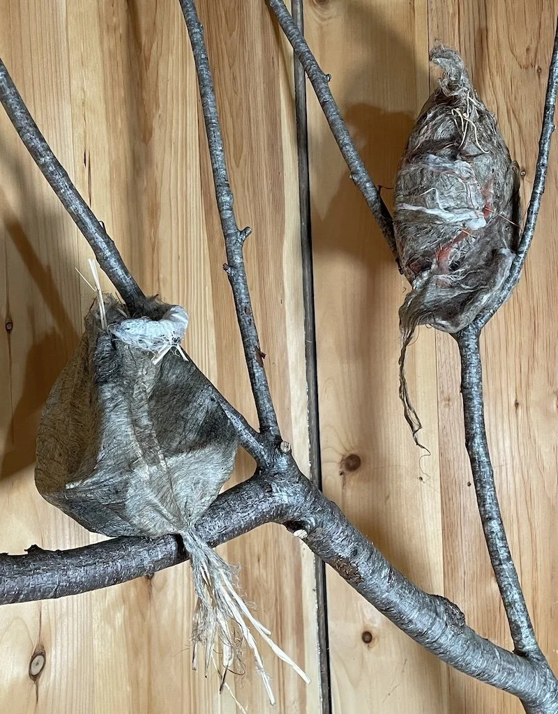 Metamorphosis.
Installation at Inner Works,
Rockland, ME. June 2025
