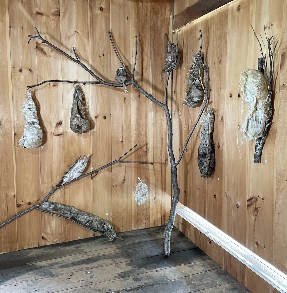 Metamorphosis.
Installation at Inner Works,
Rockland, ME. June 2025