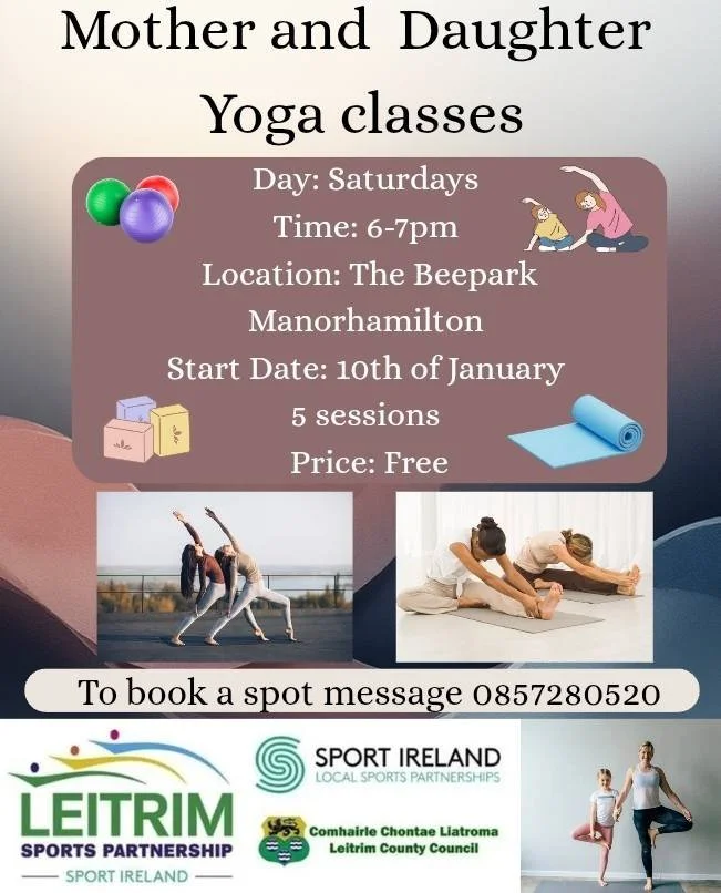 Mother and Daughter Yoga Class 