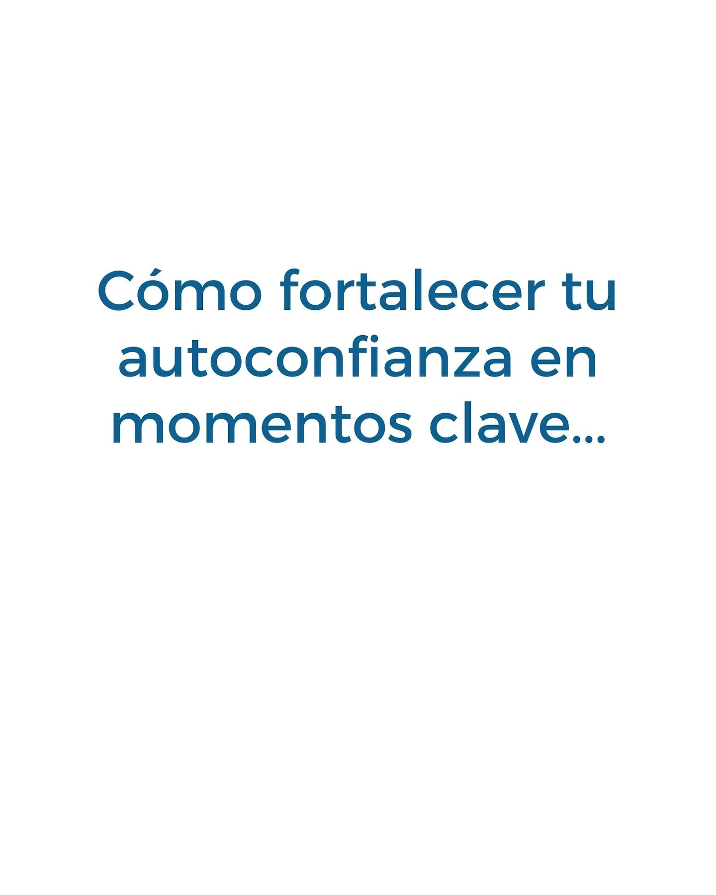 &iquest;Dudas de ti mismo en los momentos cr&iacute;ticos? Aprende a fortalecer tu autoconfianza con esta t&eacute;cnica. Soy [tu nombre], Coach Mental experto en superar la presi&oacute;n competitiva. &iexcl;S&iacute;gueme para m&aacute;s estrategia