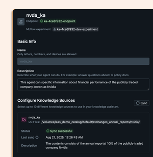 use agent bricks: knowledge assistant to create a... Databricks Agent Bricks Review: Building a Financial Assistant with AI ...