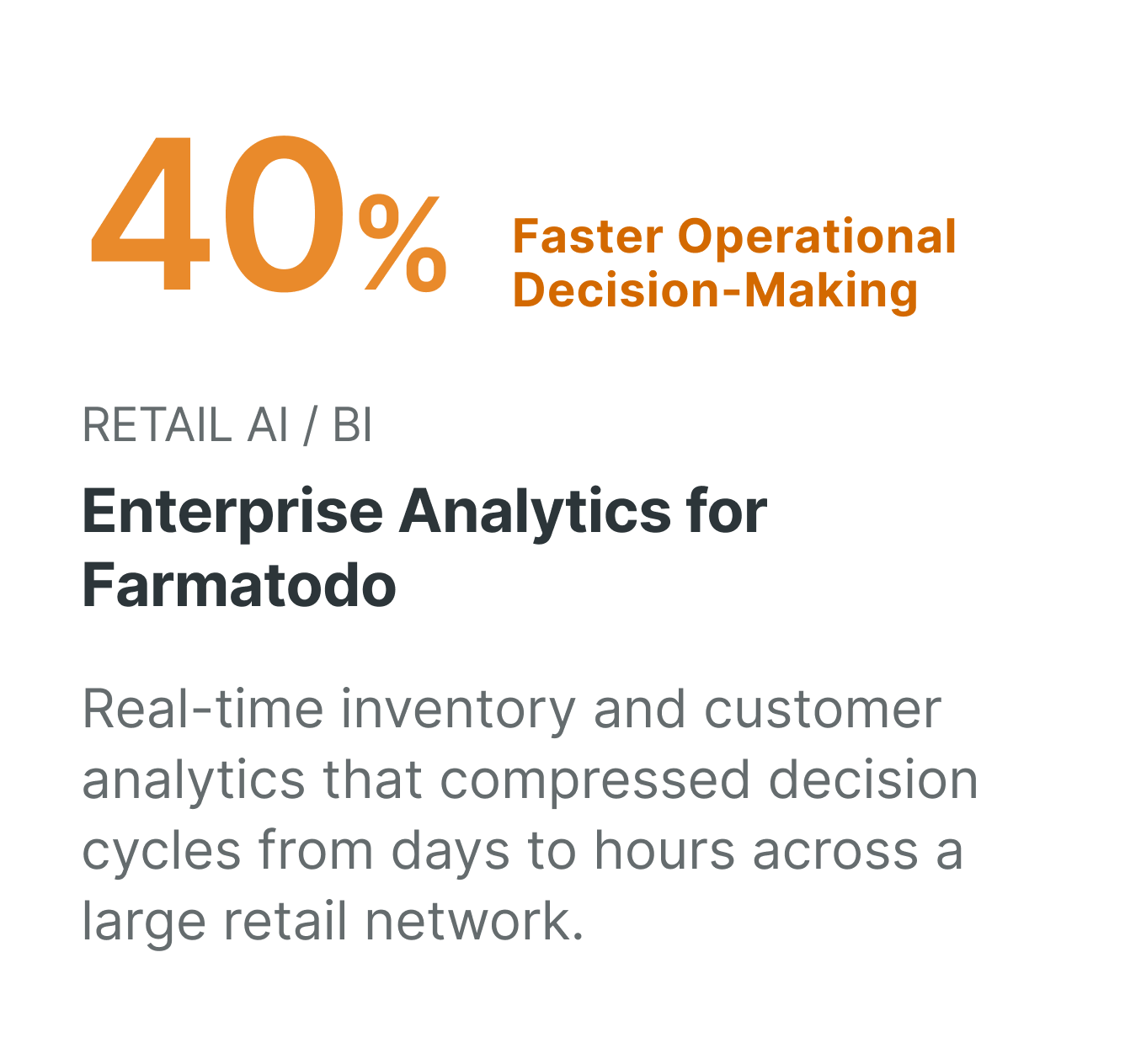 Case study: Farmatodo implements real-time inventory and customer analytics, achieving 40% faster operational decision-making across its retail network
