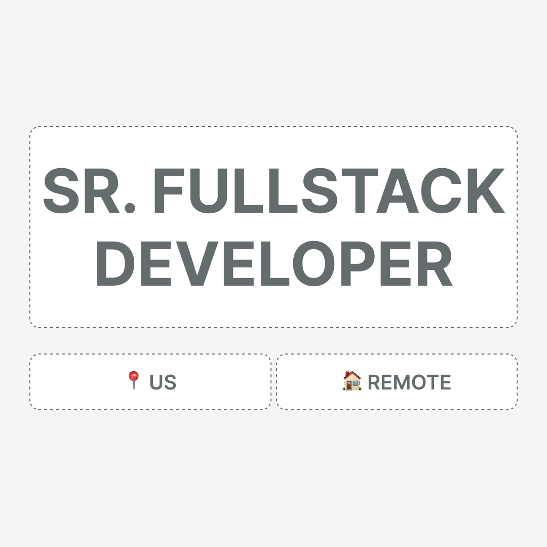 Sr. Fullstack Developer US