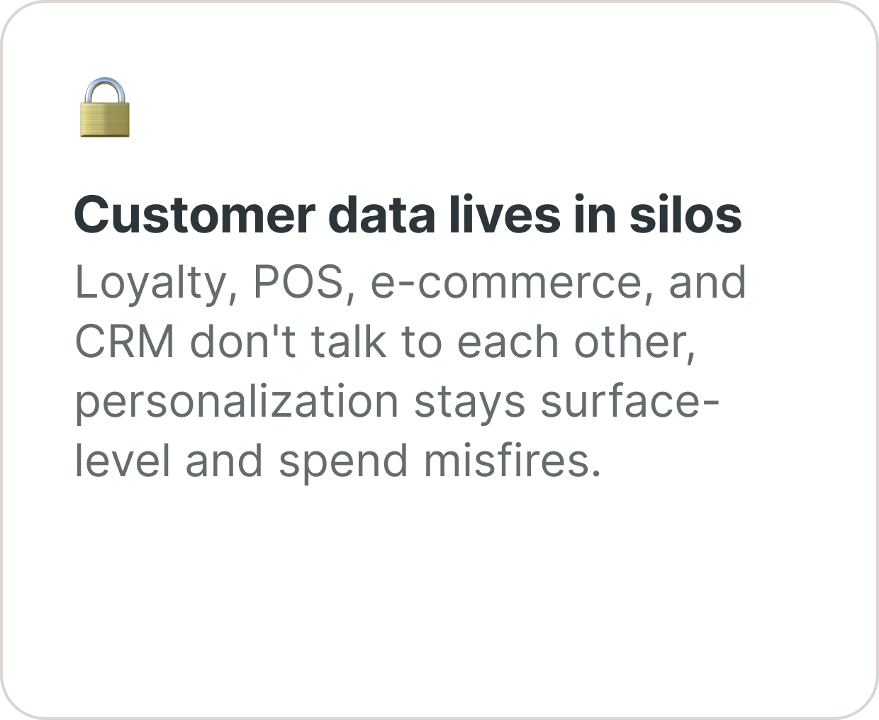 Retail customer data unified on Databricks — connecting loyalty, POS, e-commerce, and CRM for personalization that goes beyond surface-level