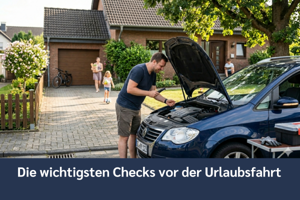 Die wichtigsten Checks vor der Urlaubsfahrt