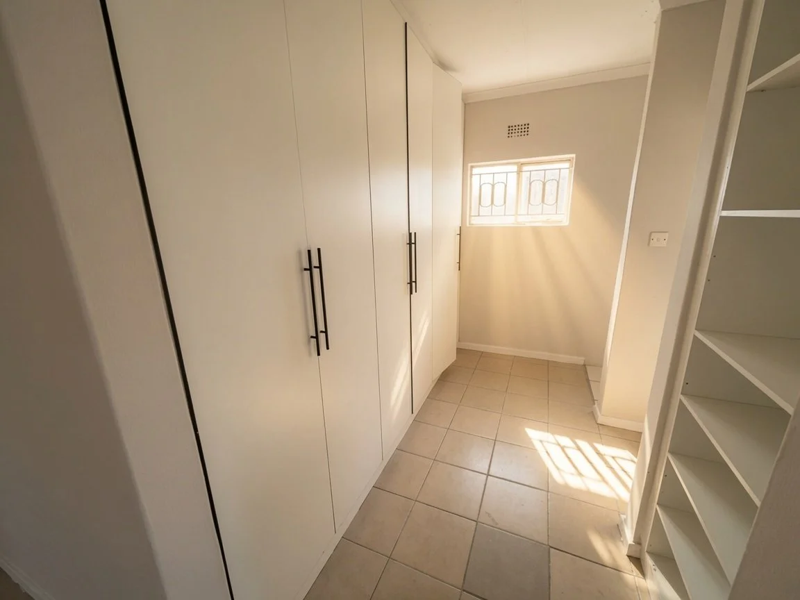 Master Ensuite wardrobe at a 3 Bedroom Home in Secure Phakalane Estate – Nest 166/2026