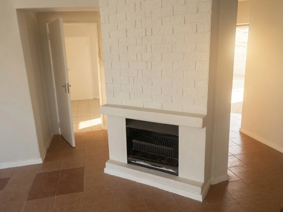 Fireplace at 3 Bedroom Home in Secure Phakalane Estate – Nest 166/2026