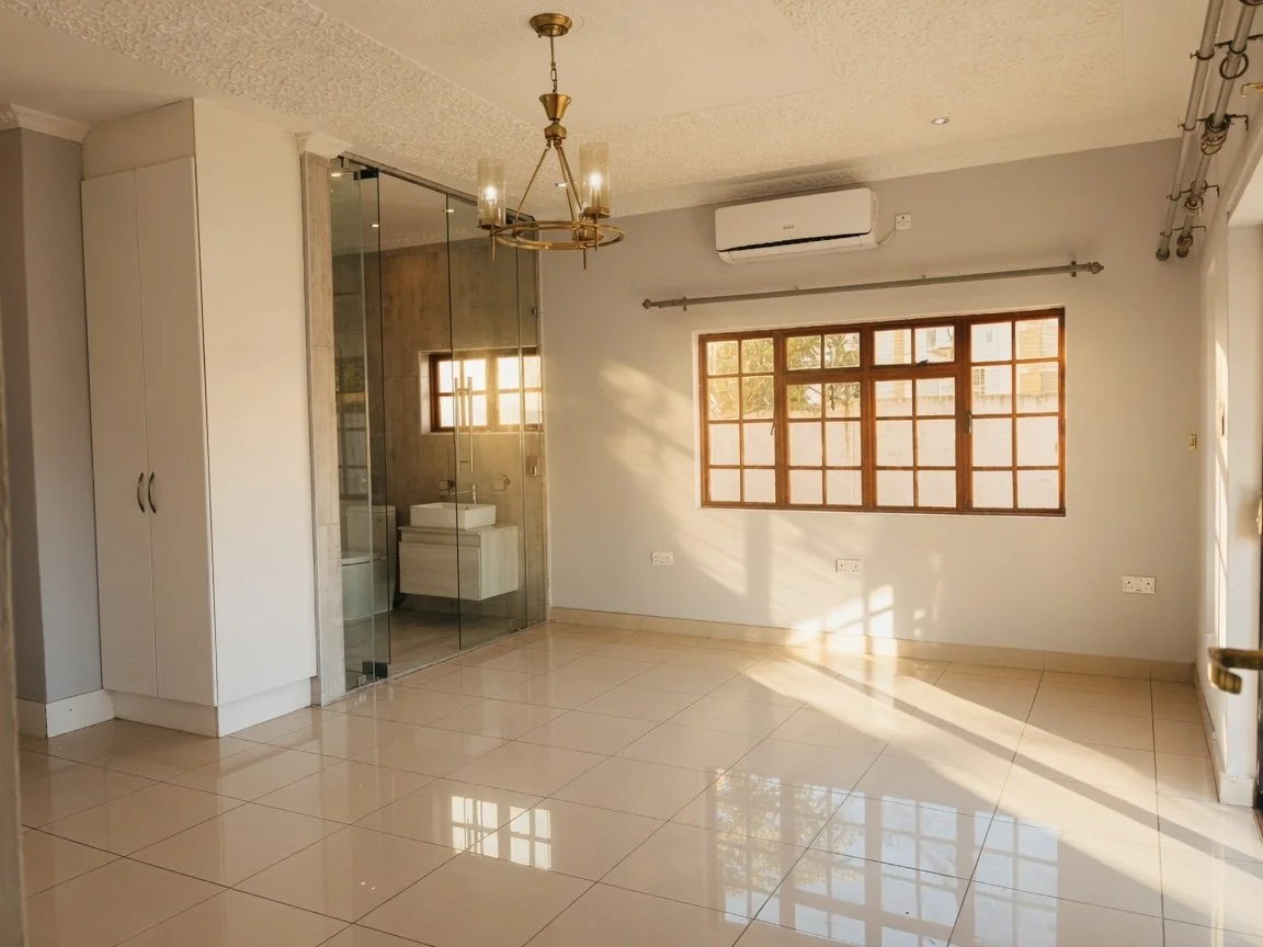 Master Bedroom at a Luxury 4 Bedroom Double-Storey Home in Phakalane – Nest 165/2026