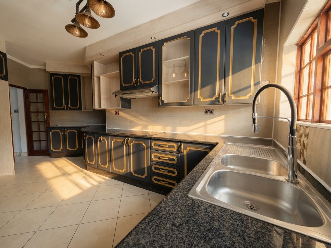 Modern kitchen in a Luxury 4 Bedroom Double-Storey Home in Phakalane – Nest 165/2026