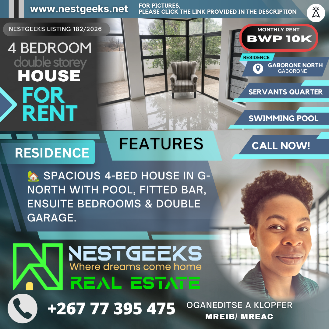 Spacious 4-Bedroom House with Pool for Rent in G-North – Nest 182/2026