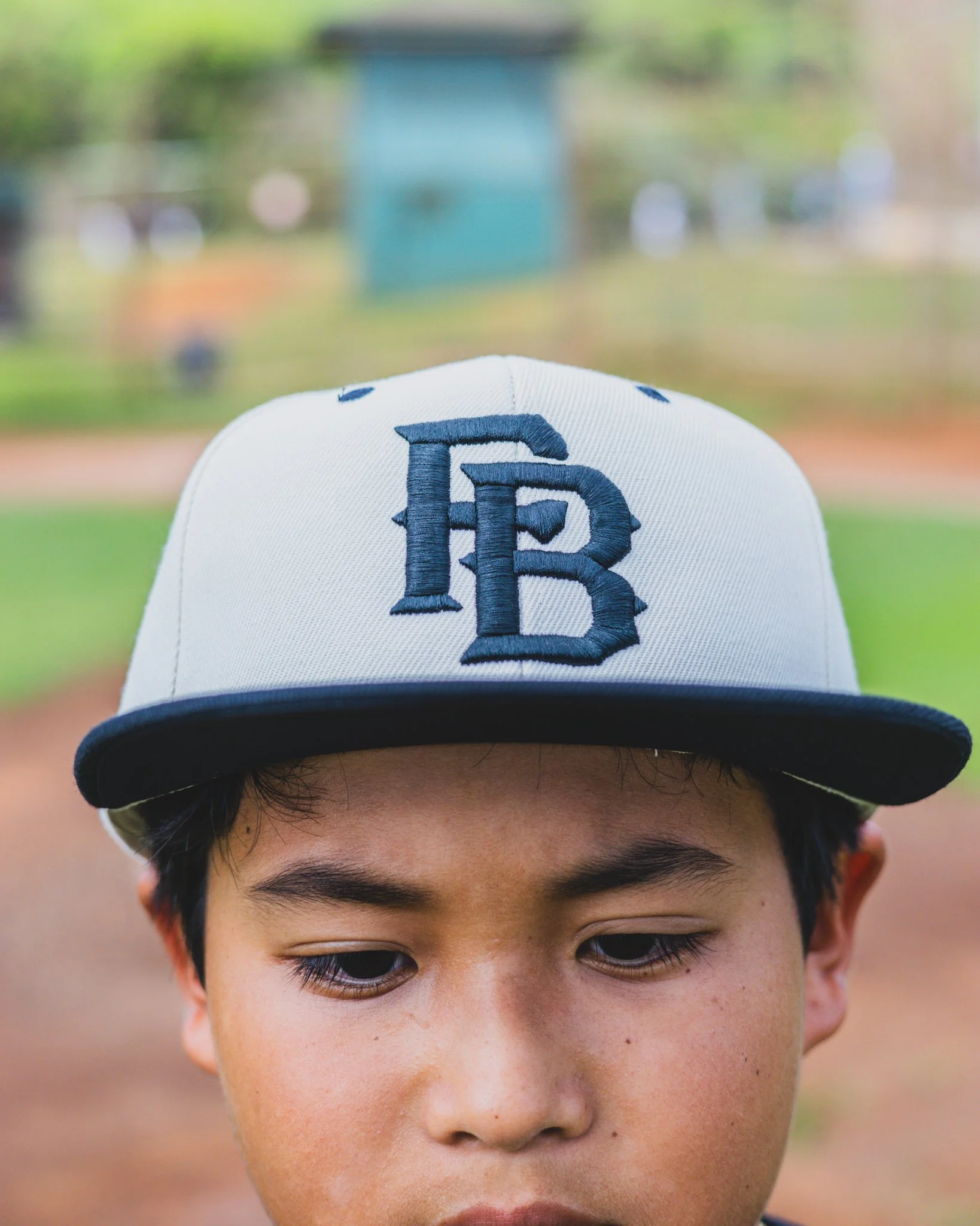 "PB" CREAM HAT