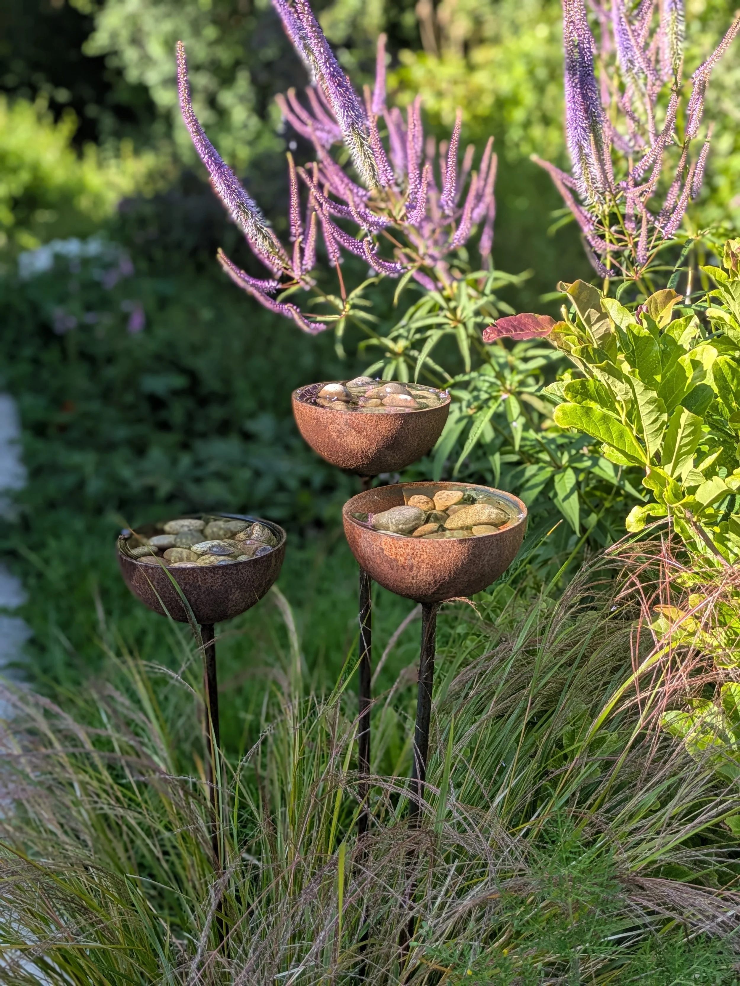 water feature for wildlife gardening