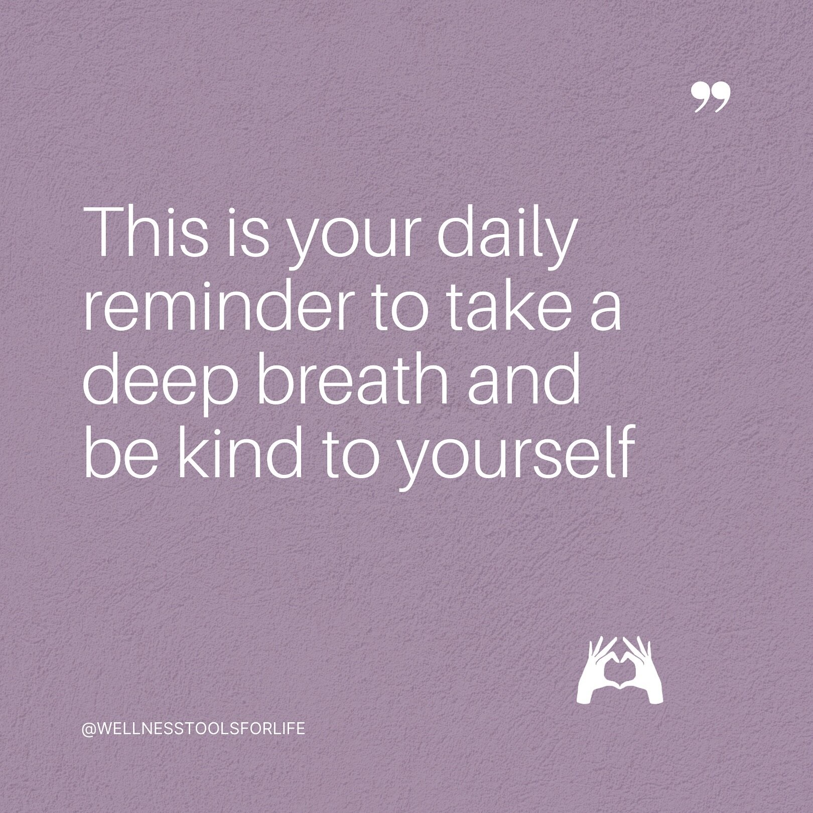 This is your daily reminder to take a deep breath and be kind to yourself!! #essexmentalhealthawareness 
#essexmentalhealth 
#ingatestonebusiness 
#brentwoodmums 
#billericaymums 
#billericaybusiness