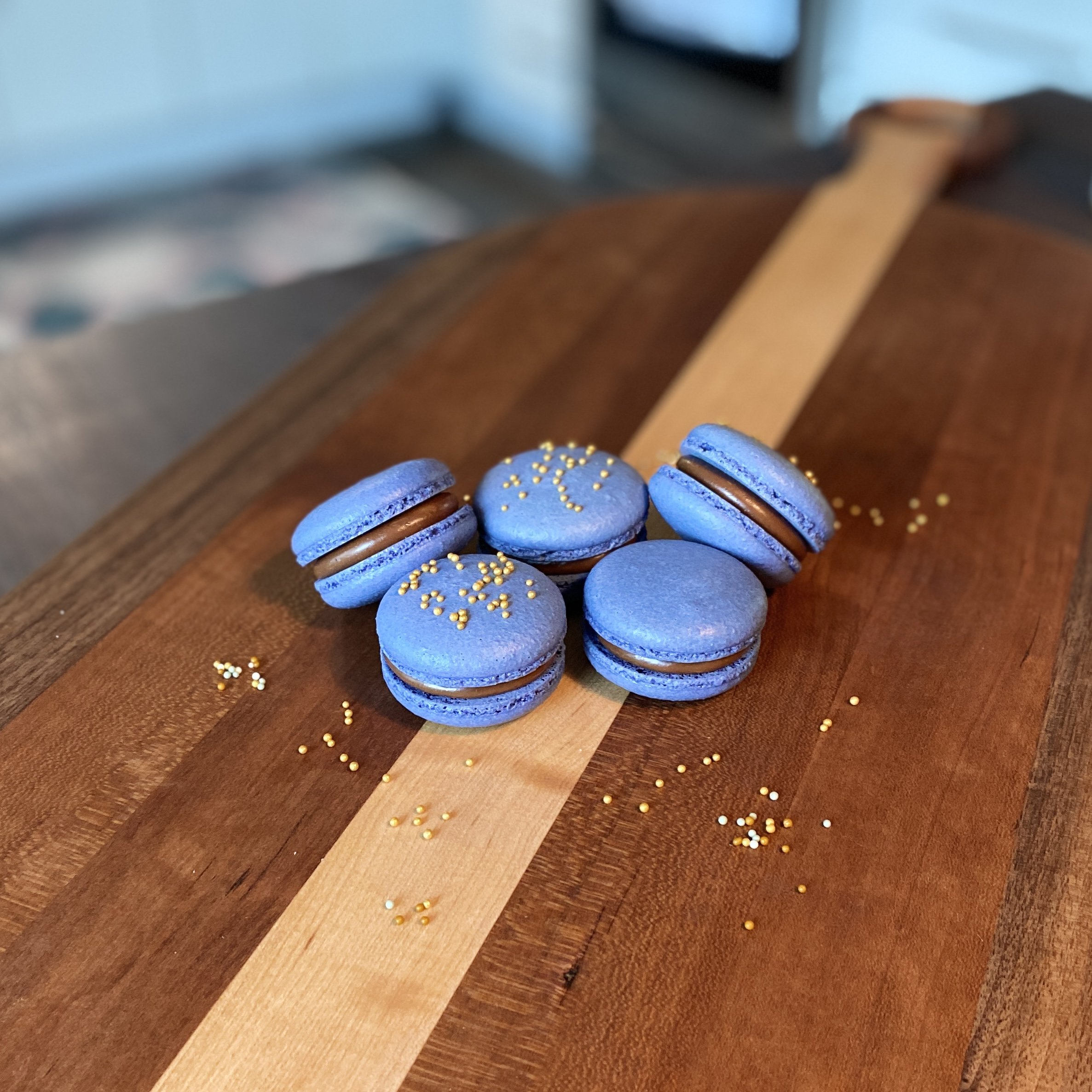 Spiced Caramel Macarons