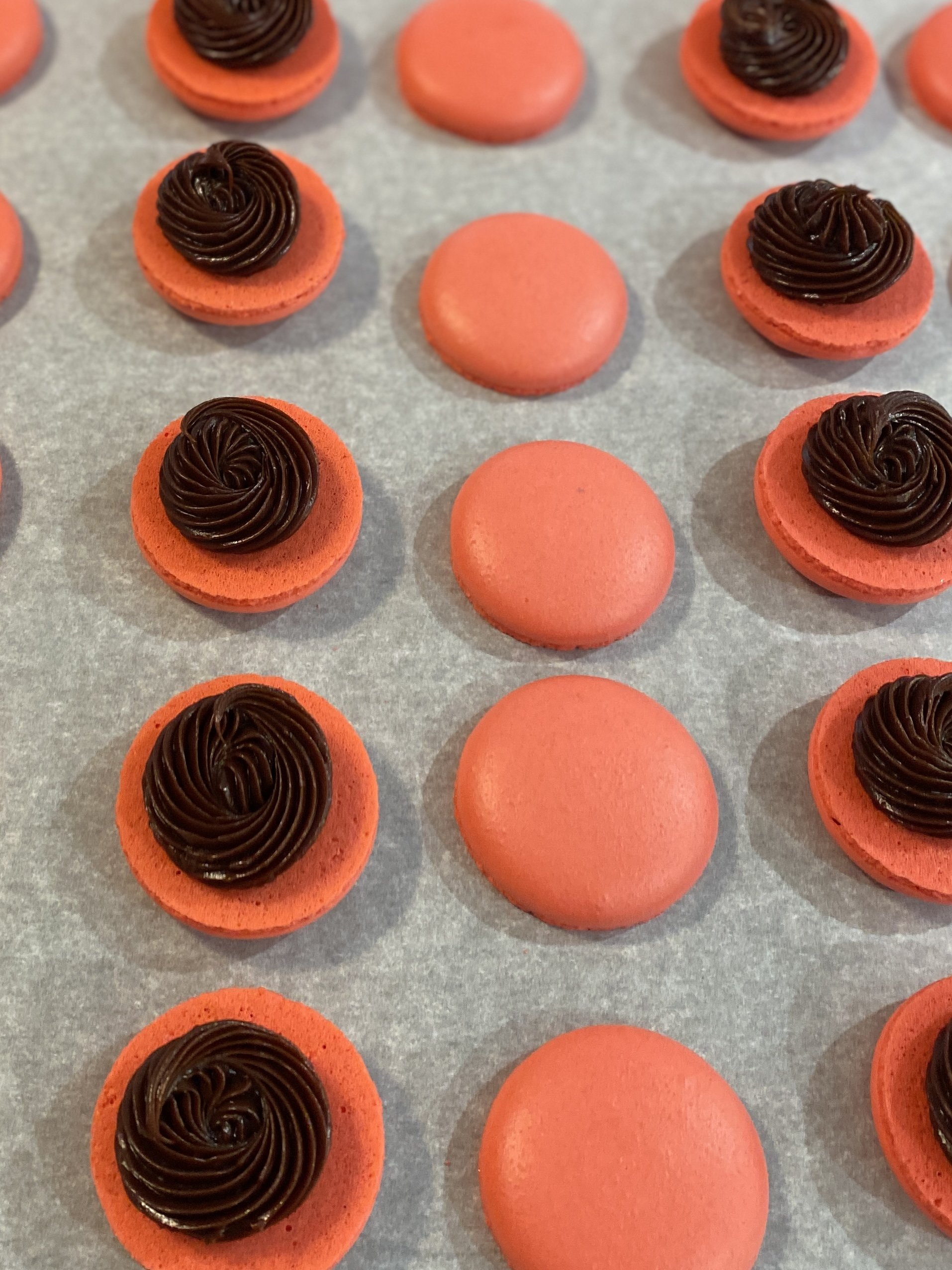 Sea Salt Caramel Macarons, Whisk It Cookie Co, Charleston SC