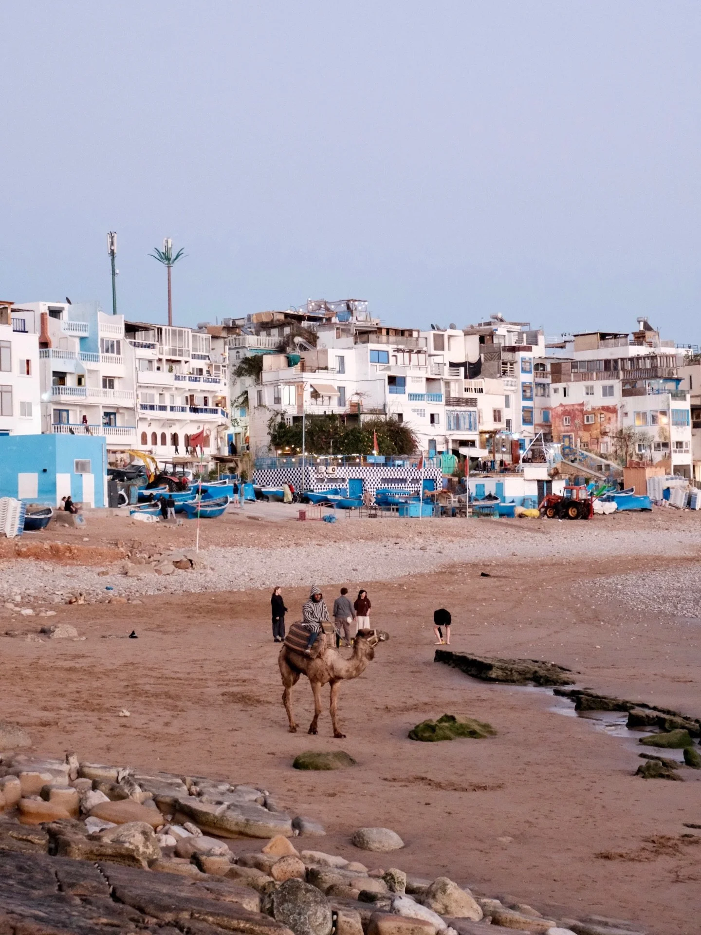 Postcards from Taghazout, Morocco 🇲🇦 

🐪 Taghazout Beach 

🛹 Taghazout Skatepark @taghazout_skatepark 

🌅 Sunset moments

🍽️ @wow_surfhouse 

🌊 Surfers at Anchor Point 

🥞 Finding Dubai Chocolate cr&ecirc;pes in the surf streets 

#taghazout 